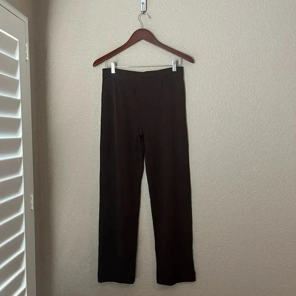 Exclusively Misook Pull on Knit Trousers Pants Brown Acrylic XS Women’s - Picture 5 of 5